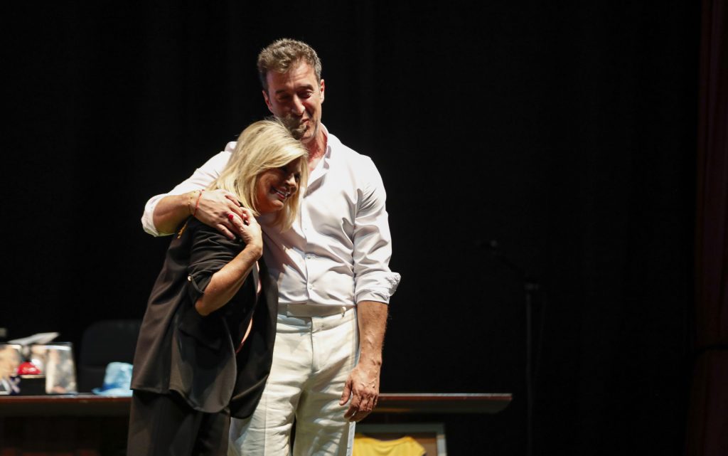 Agradecida y satisfecha Terelu Campos y César Lucendo
