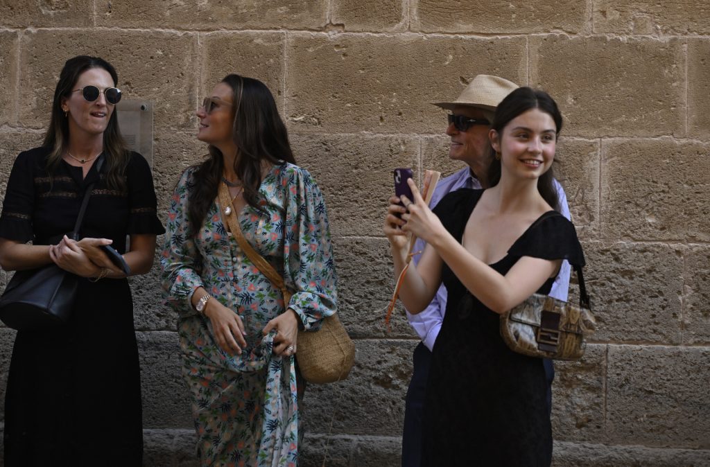 Carys disfrutó tomando fotografías Michael Douglas y su hija Carys Zeta Douglas