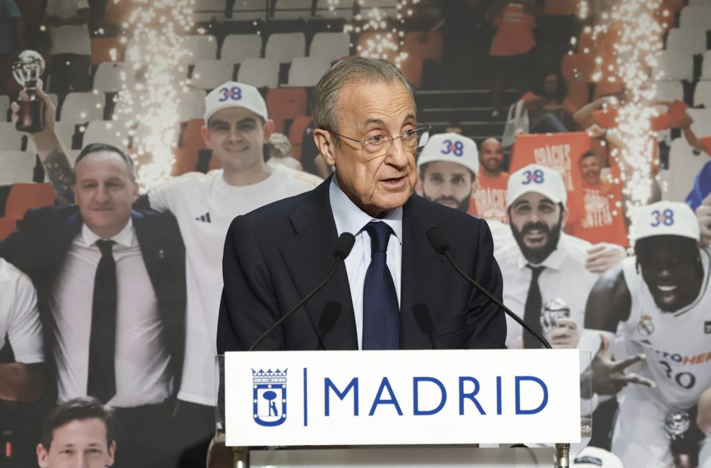 Florentino agradeció el apoyo institucional Florentino Pérez