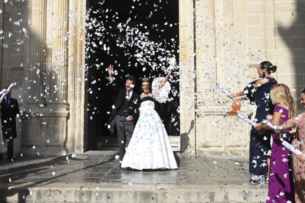 Celebración en un palacio Lorenzo Moinet Ybarra y Gabriela Represa de la Lastra