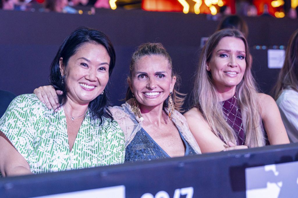 Festival de prestigio en Europa Keiko Fujimori, Sandra Garcia Sanjuan y Barbara Kimpel