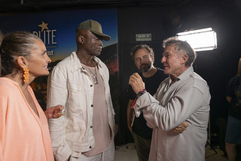 Famosos en el concierto José María Cano, Sandra García Sanjuán y Seal
