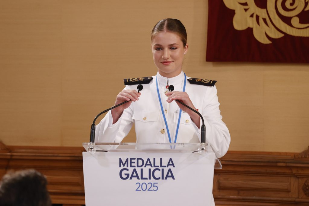 "Buenos y generosos" La princesa Leonor recibe la Medalla de Oro de Galicia 2025