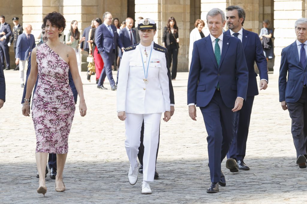 Tras completar su formación en Marín La princesa Leonor recibe la Medalla de Oro de Galicia 2025