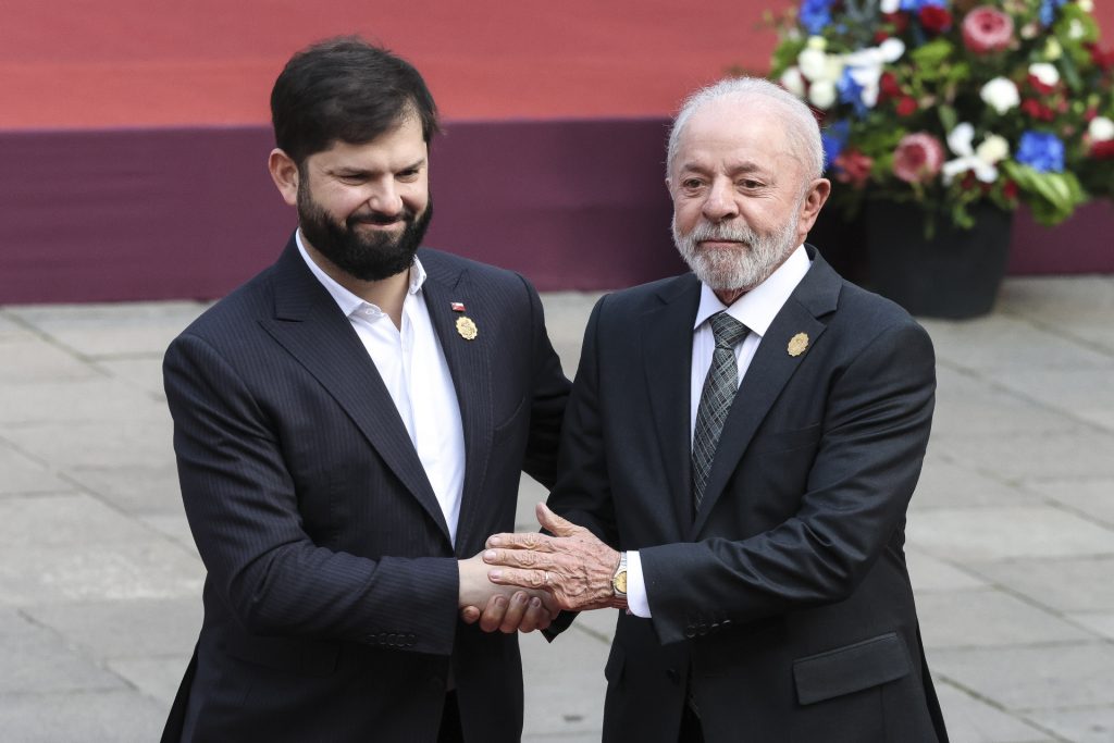 Luiz Inácio Lula da Silva Gabriel Boric y Luiz Inácio Lula da Silva