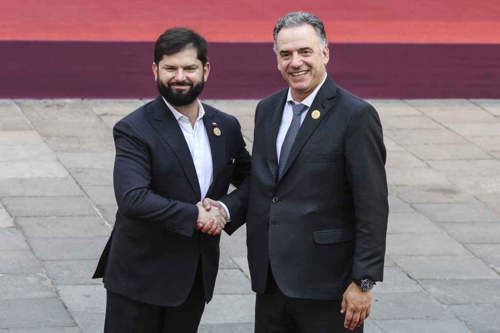 Yamandú Orsi Gabriel Boric y Yamandú Orsi