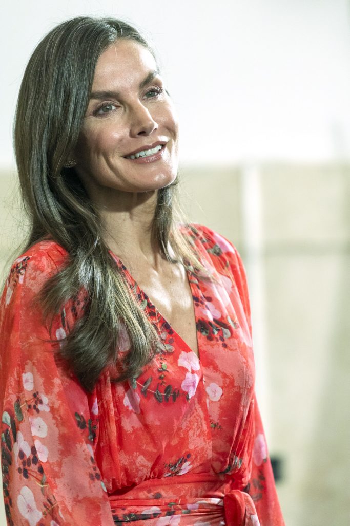 Melena suelta La reina Letizia