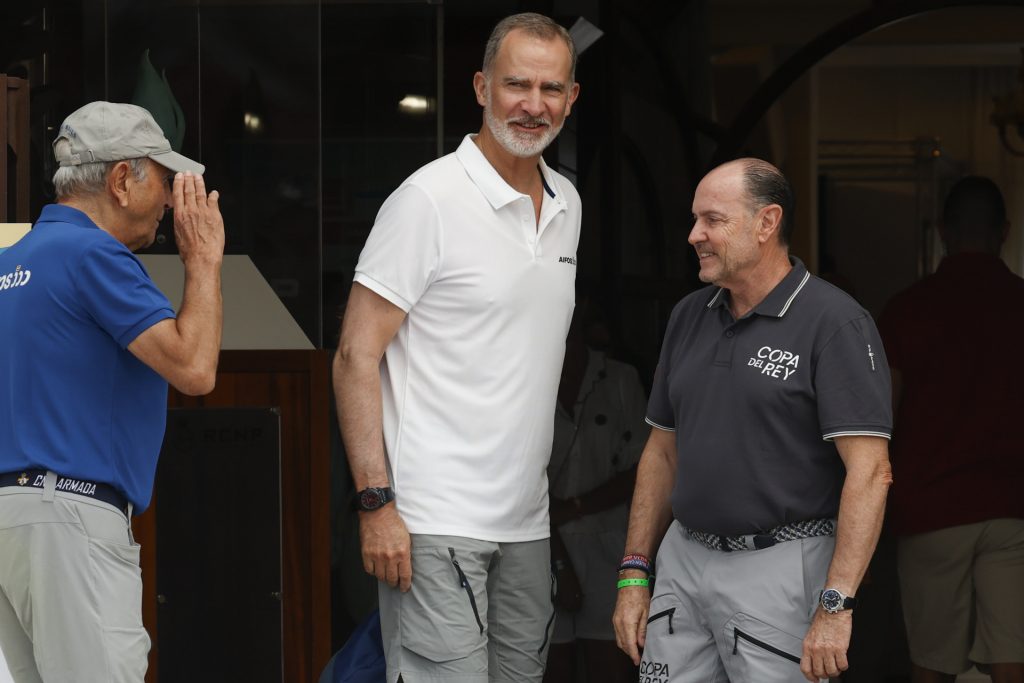 En el Club Náutico de Palma Rey Felipe VI