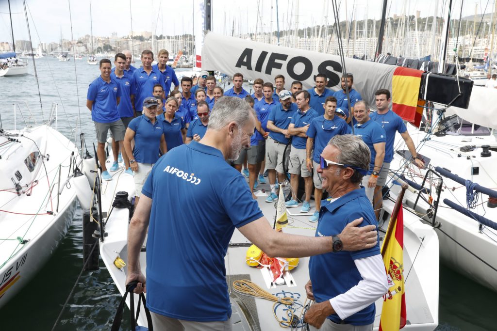 A bordo del Aifos Rey Felipe VI