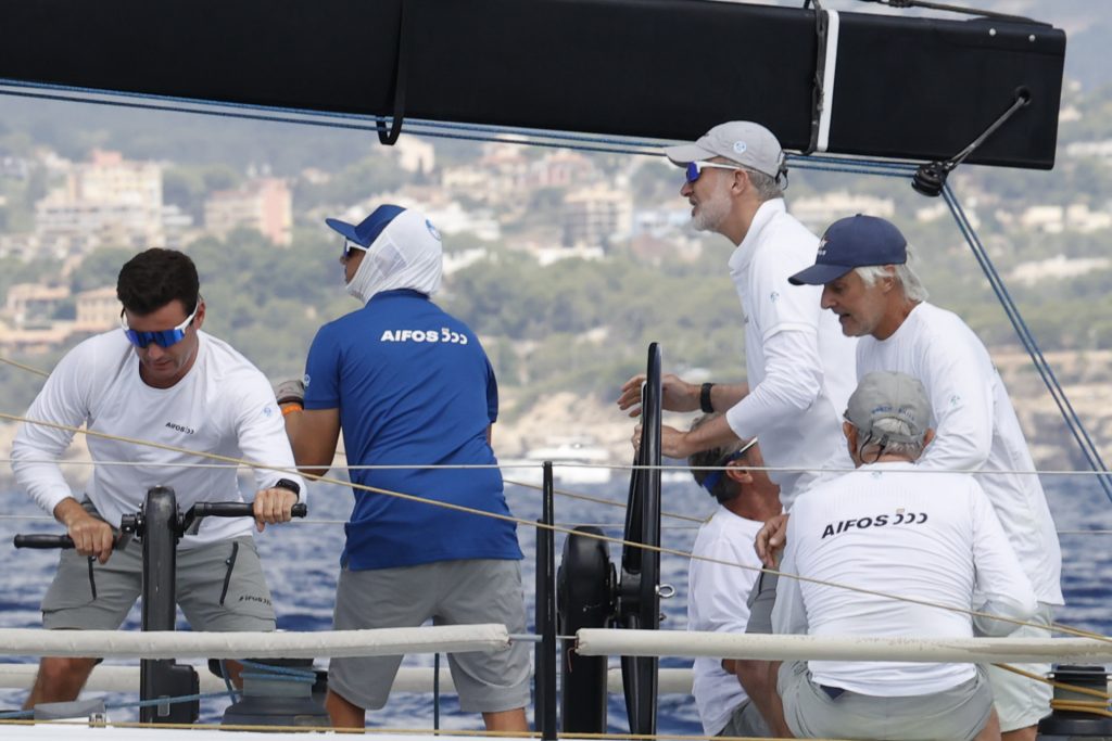 Felipe VI en la Copa del Rey de vela