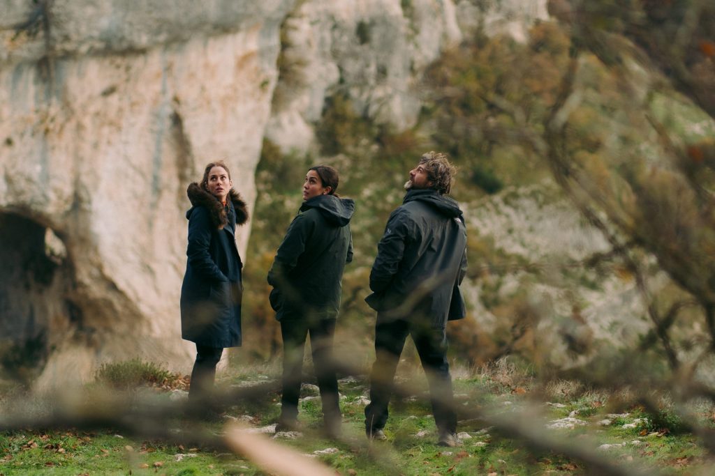 'La Caza. Irati': Megan Montaner, Félix Gómez y Silvia Alonso 'La Caza. Irati'