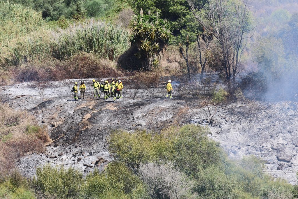 Incendio en la urbanización La Alzambra, Marbella