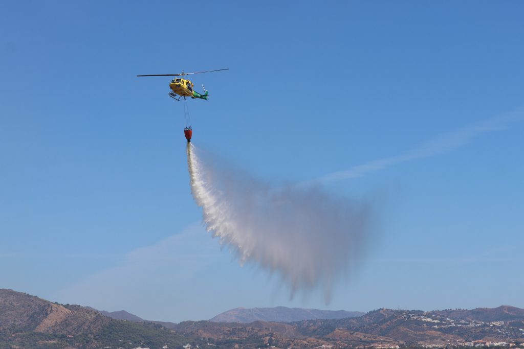 Incendio en la urbanización La Alzambra, Marbella