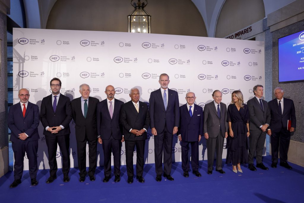 Felipe VI, Yolanda Díaz, Alberto Núñez Feijoo, Josep Borrell