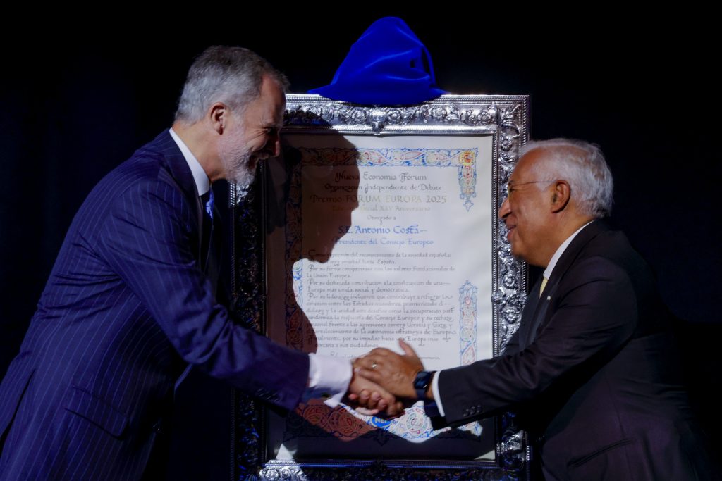 Felipe VI y António Costa