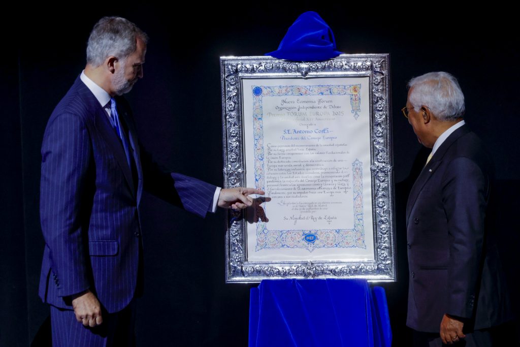 Felipe VI y António Costa