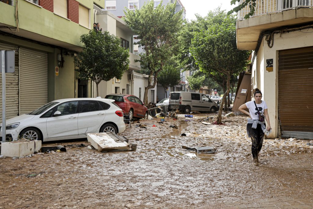 Inundaciones en Valencia causadas por la DANA
