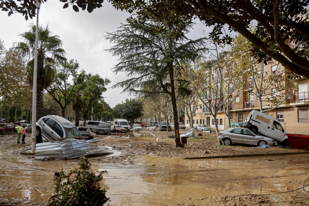 Inundaciones en Valencia causadas por la DANA