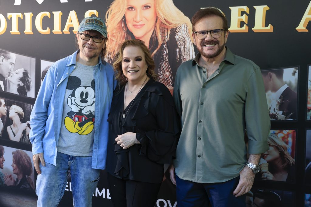 Santiago Segura con Lucía y Joaquín Galán
