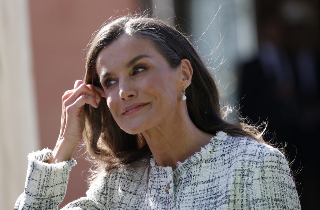 Pendientes de perlas La reina Letizia