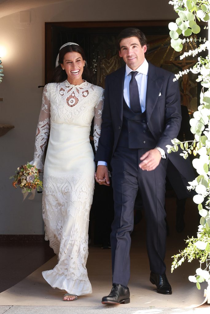 Un velo muy especial Boda de Jaime Martínez-Bordiú Aznar y Andrea García Charcos