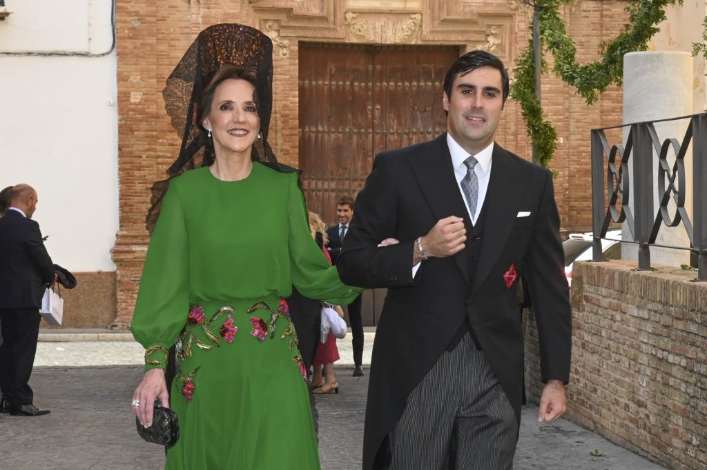 El novio, con chaqué tradicional Boda de Julia Bolaños y José María Ramírez-Cárdenas y Cabello de los Cobos