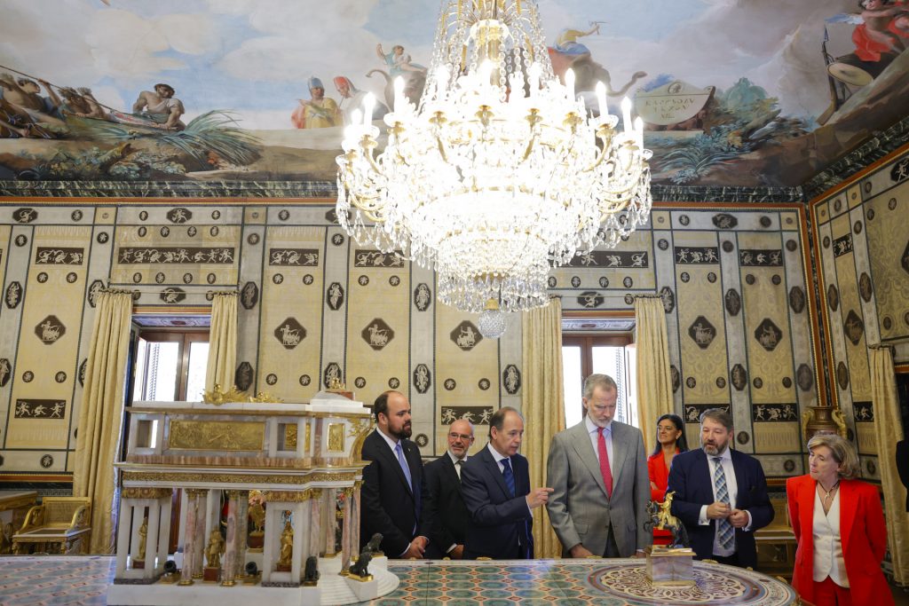 El rey Felipe VI en la Casa del Labrador de Aranjuez