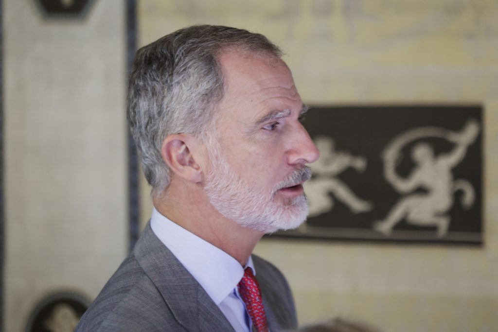 El rey Felipe VI en la Casa del Labrador de Aranjuez