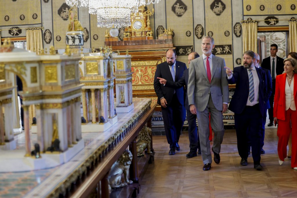 El rey Felipe VI en la Casa del Labrador de Aranjuez