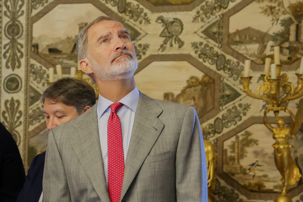El rey Felipe VI en la Casa del Labrador de Aranjuez