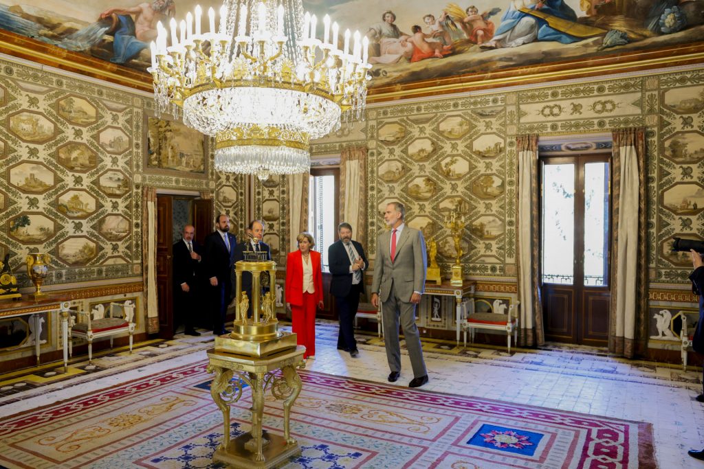 El rey Felipe VI en la Casa del Labrador de Aranjuez
