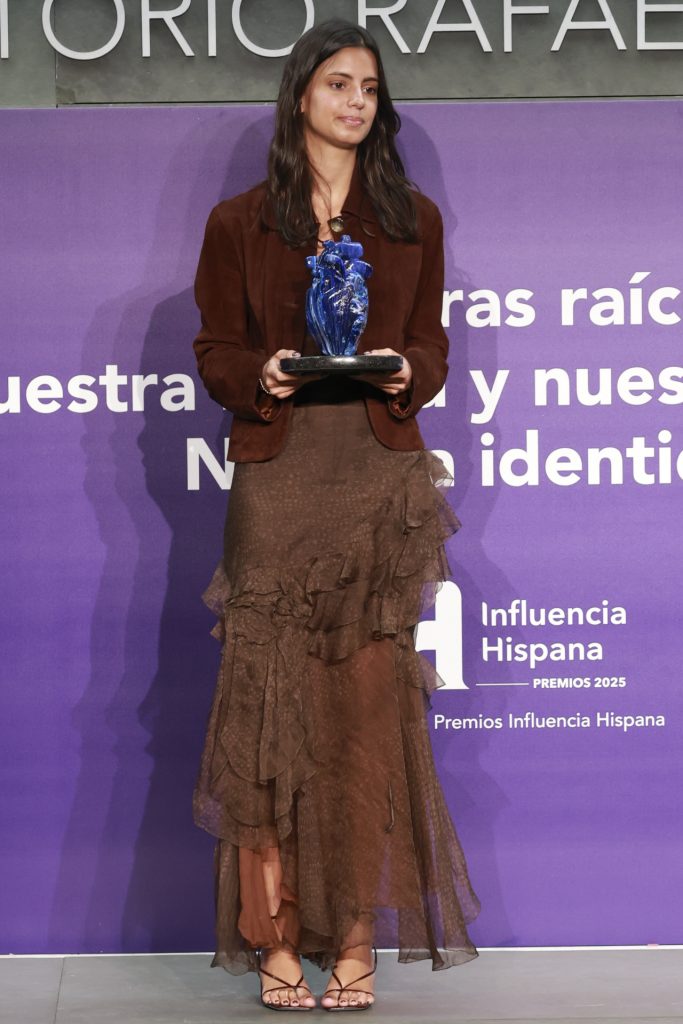Vestido largo de inspiración boho Ariadna Vargas Llosa