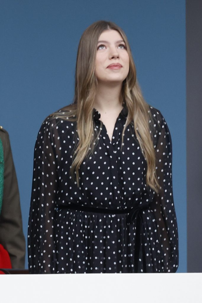 La Familia Real durante los actos del día de la Hispanidad