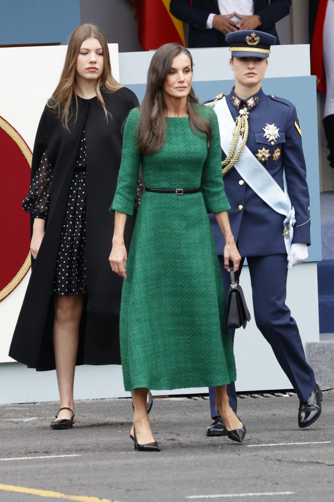 La Familia Real durante los actos del día de la Hispanidad