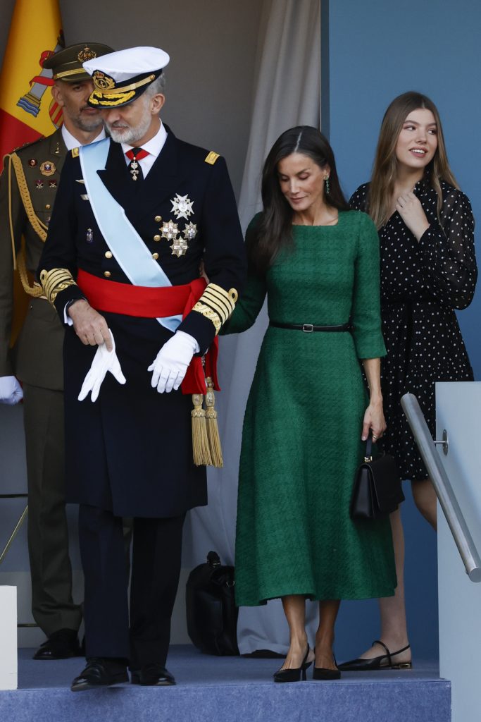 La Familia Real durante los actos del día de la Hispanidad