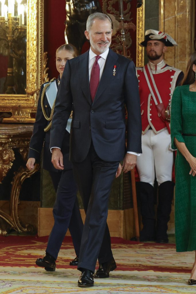 La Familia Real durante los actos del día de la Hispanidad