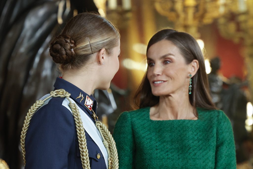 La Familia Real durante los actos del día de la Hispanidad