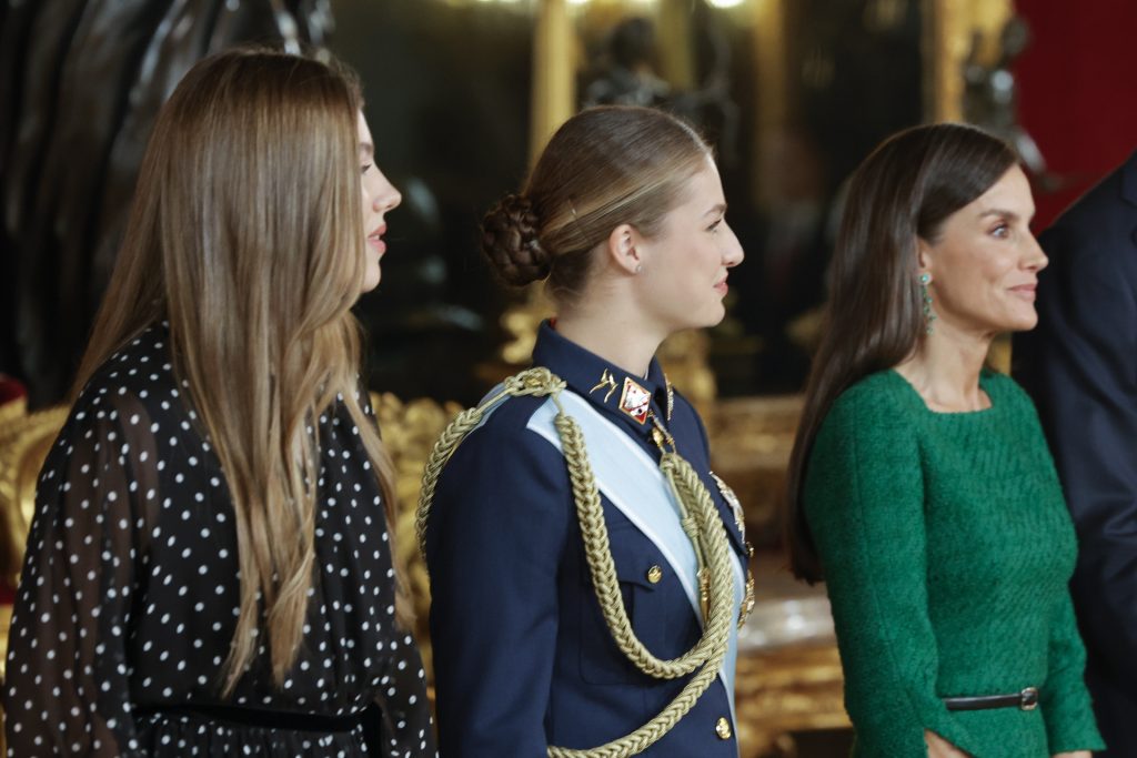 La Familia Real durante los actos del día de la Hispanidad