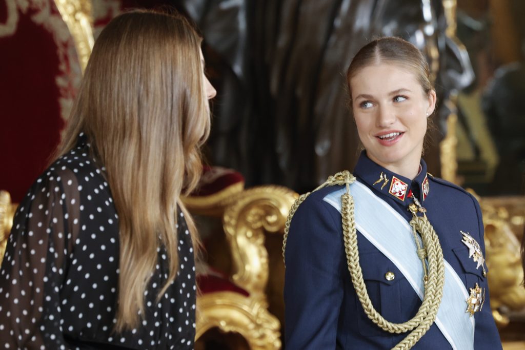 La Familia Real durante los actos del día de la Hispanidad