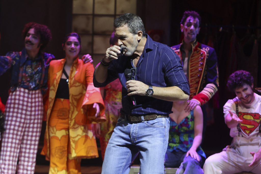 Antonio Banderas presenta su espectáculo 'Godspell' en Málaga