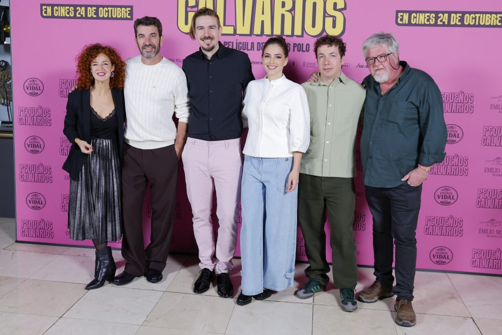 Marta Belenguer, Arturo Valls, Javier Polo, Andrea Duro, Vito Sanz y Javier Coronas