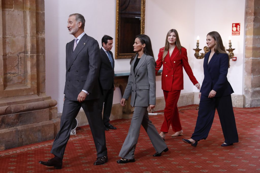 La Familia Real en los actos previos a la entrega de los Premios Príncipes de Asturias