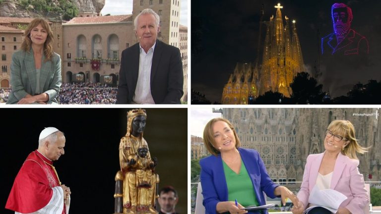 Los especiales informativos de RTVE por la visita del papa León XIV lideran este miércoles
