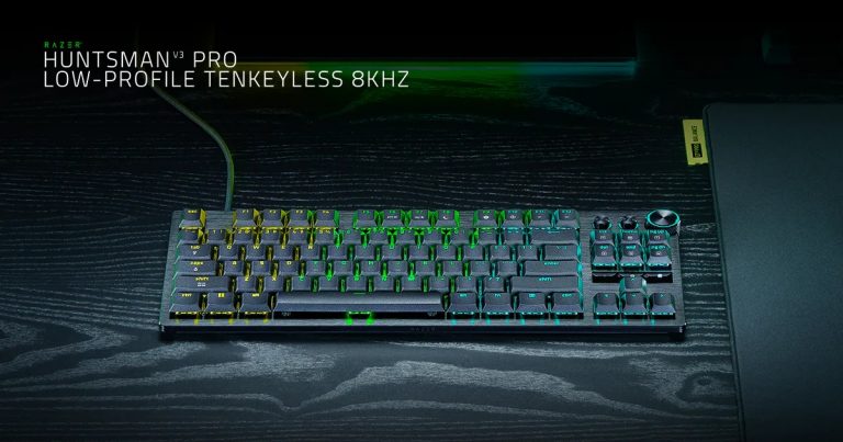Huntsman V3 Pro Low-Profile Tenkeyless 8KHz Analog Optical Keyboard | Razer United Kingdom