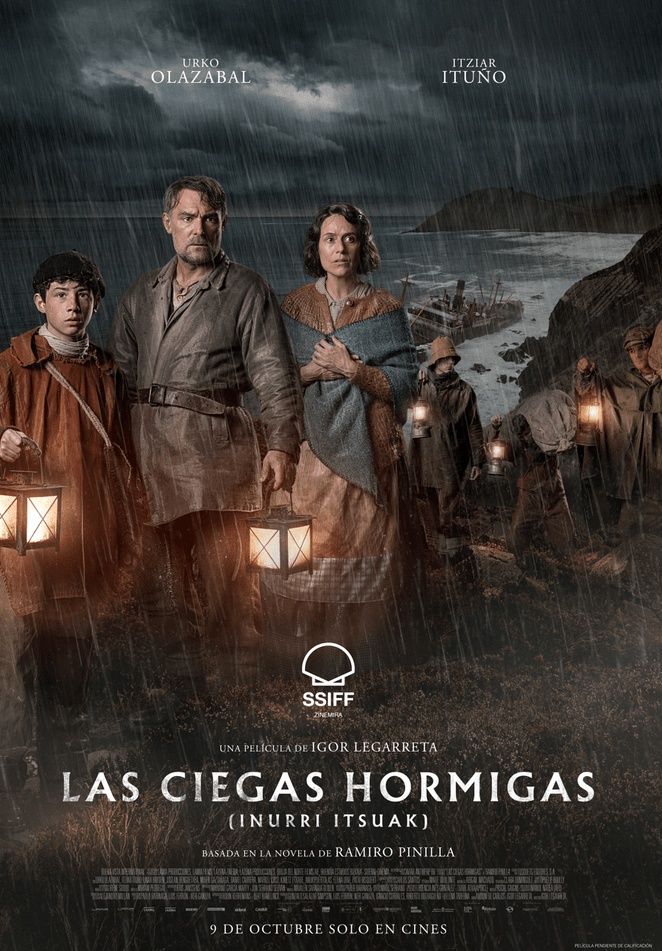 ‘Las ciegas hormigas’ adapta al cine la novela de Ramiro Pinilla con Urko Olazabal e Itziar Ituño